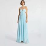 ALC Frank A.L.C Moira Satin Pleated Maxi Dress 6 Photo 3