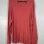 BP NWOT  Size 3X Women's Salmon Pink Ribbed Knit Top Photo 0