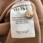 Sézane SEZANE wool blend brown button down shirt capsule minimalist luxury NWOT 34 US 2 Photo 3