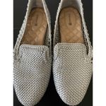 Birdies Classic The Starling Silver Gray Weave Flat Loafers EUC 8 Womens Career Photo 7