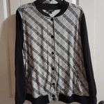 Torrid  Size 3 Plaid Black and White Women's Jacket Photo 4