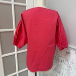 Rachel Comey Ballaton Short Sleeve Boat Neck Cotton Popover Shirt Large Photo 1