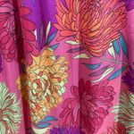 Tabitha Webb  Floral Print Pink And Orange Maxi Dress Size Medium Photo 2