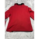 Ralph Lauren Lauren  Cardigan Sweater Womens Petite Large Red Black Toggle Cotton Photo 5