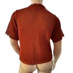 Sag Harbor One Button Short Sleeve Cardigan Photo 2