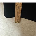 J Brand J‎ Brand Black Long Sleeve Zip Sleeve Dress Merino Blend Leather Trim Size Small Photo 4