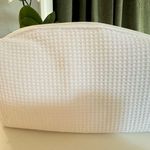 Embroidered Skincare Pouch White Photo 1