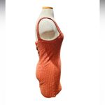 Free People  burnt orange beach seersucker dress Size Medium Photo 3