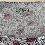 Loft  Outlet Floral Off the Shoulder Blouse, Flutter Sleeve Shirt, Women’s L Photo 5