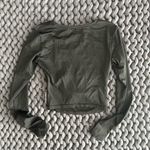 Urban Outfitters IRNBY Charlotte Black Long Sleeve Cut-Out Top Photo 6