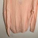 FRNCH Paris V-Neck Pointelle Cardigan Pink Pearl Photo 8