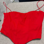 red corset tank top Photo 0
