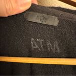 ATM Hooded Duster Cardigan Black Size M Photo 5