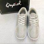 Qupid  Silver Metallic Flyknit Spyrock Sneakers NEW Photo 1