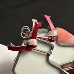 Handmade Glass Christmas Holiday Brooch Pins Lot Of 2 Ice Skates / Angel Photo 3