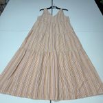 Marine layer  Corinne Seersucker striped  Maxi Dress casual  Medium Photo 3