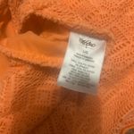 Mossimo Orange Lace Halter Top Size L Photo 2
