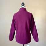 Time & Tru | Magenta Faux Fur Lined Full Zip Jacket Sz M Photo 5