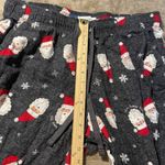 Old Navy  Pajama Pants Adult Large Christmas Match The Fam Santa Gray Joggers Photo 4