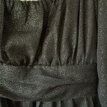 Lucy in the Sky Mini Dress Black Sparkly Photo 4