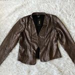 City Chic Shining Light Women’s long sleeve Jacket bronze size Small Photo 2