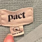 Pact  Mint Green Waffle Knit Long Sleeve Top - size Medium Photo 2