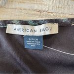 American Eagle Floral Mesh Slip Dress NWOT size Small Black Lettuce Trim Photo 5