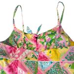 Lilly Pulitzer Alexis Tile Patch Bermuda Pink Spaghetti Strap Size 10 Dress. Photo 5