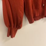Workshop Republic Clothing Burnt Orange Hoodie with Scrunch Bottom Sleeves Photo 2