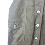 Dana Buchman  HighWaisted Cargo Skirt Olive Green 90s Grunge Military Pockets Photo 1