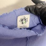 Free People  We The Free Full Swing Tunic Size L Blue Long Sleeve Distressed New Photo 4