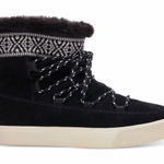 Toms  Women's Black Suede Alpine Ski Boots Size 7.5 Photo 0