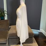 Women’s Ivory Dress & Matching Chiffon Jacket with beautiful detail Size L**READ Size L Photo 4