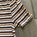 Cotton On Cotton ribbed stripe fitted short sleeve top Photo 2