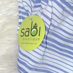 BB Dakota  blue striped one shoulder romper size 8 new with tags Photo 5