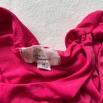 TJ Maxx Pink Tank Top with Front Cut Out Photo 3