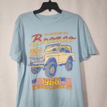 Ford bronco faded shirt men Large Blue Photo 1