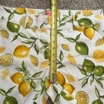 Isaac Mizrahi white lemon & lime print shorts size 8 NWOT Photo 9