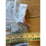 Andrew’s Blues Denim Size Medium Button Up Shirt Cotton Hippie Boho Short Sleeve Blue Photo 7