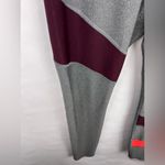 Under Armour  HeatGear Gray Compression Leggings, Colorblock Panels, Large Photo 2