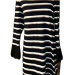Beach lunch lounge adorable black dress with white striped design! Tulle… Photo 4