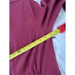 Anthropologie NWT  Pilcro Crimson VNeck Seamed Mini Dress sz 8 Photo 4