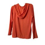 Merrell Open Front Drape Womens Long Sleeve Cardigan Sweater Coral Sz Large Photo 8