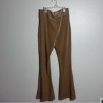 Adidas Women Adicolor Heritage Now Flared Leggings Brown Velvet size M Photo 6