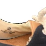 Sperry  Southport‎ Nautical Slingback Black Canvas Cork Wedge Sandals Women 10M Photo 4