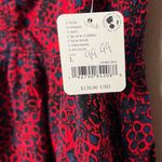 Free People Women's L  Tabitha Mini Dress Floral Print Smocked Casual Party Dress Photo 5