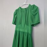 LK Bennett  Avalon Pleated Green Dress Photo 4