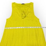 ZARA  Yellow Polka Dot Midi Dress Size Large Photo 5