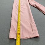 SheIn Jumpsuit Pink Wide Leg Women Ruffle Neck Sleeveless Palazzo Pants Elastic Photo 3