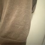 J Jill Brown Open Front Cardigan Sweater Linen Blend Size L Photo 6